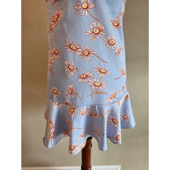 Urban Outfitters Women's Floral Satin Mini Slip Dress SZ Medium - Picture 4 of 8